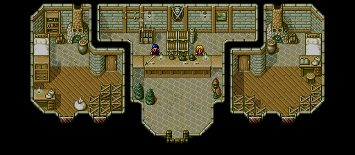 Thumbnail for a map of Takkar Village Takkar Bazaar for the Genesis game Lunar: Eternal Blue.
