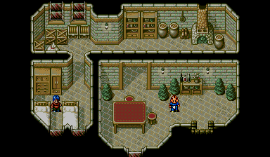 Thumbnail for a map of Takkar Village Takkar Budget Inn for the Genesis game Lunar: Eternal Blue.