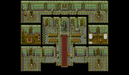 Thumbnail for a map of Takkar Village Takkar Shrine for the Genesis game Lunar: Eternal Blue.