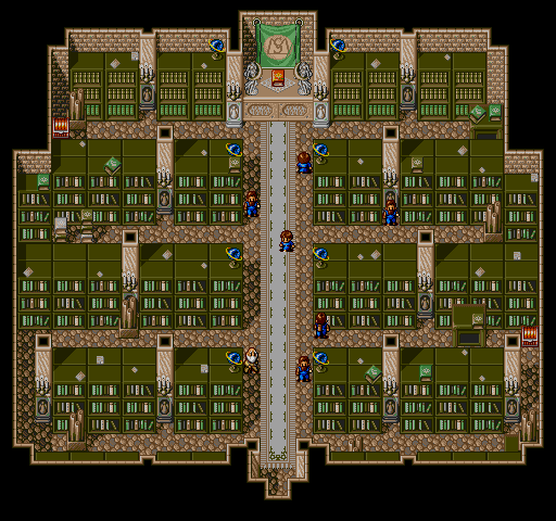 Thumbnail for a map of Vane Library Of Vane (Animated) for the Genesis game Lunar: Eternal Blue.