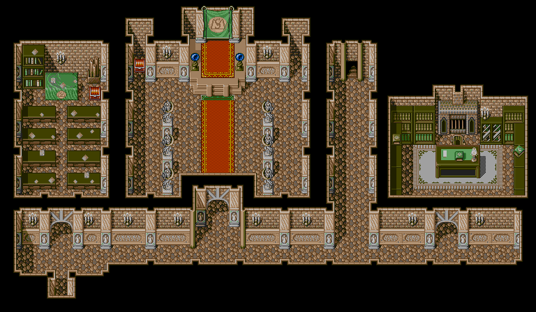 Thumbnail for a map of Vane Magic Guild (Animated) for the Genesis game Lunar: Eternal Blue.
