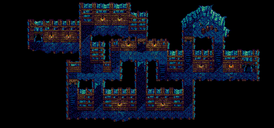 Thumbnail for a map of Zaback Mine B2-A for the Genesis game Lunar: Eternal Blue.