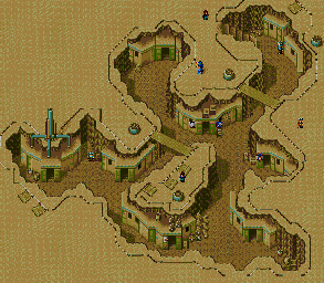 Thumbnail for a map of Zaback Mine Town - Zaback Mine Town for the Genesis game Lunar: Eternal Blue.