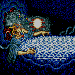 Thumbnail for a map of Zophar's Coliseum Battle Background 2 for the Genesis game Lunar: Eternal Blue.