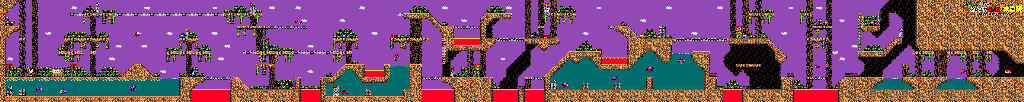 Thumbnail for a map of Level 2-1 for the Genesis game Magical Hat no Buttobi Turbo! Daibouken.