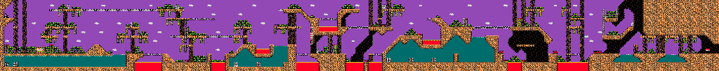 Thumbnail for a map of Level 2-1 (Unmarked) for the Genesis game Magical Hat no Buttobi Turbo! Daibouken.