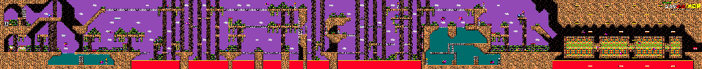Thumbnail for a map of Level 2-2 for the Genesis game Magical Hat no Buttobi Turbo! Daibouken.