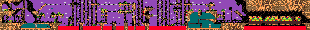 Thumbnail for a map of Level 2-2 (Unmarked) for the Genesis game Magical Hat no Buttobi Turbo! Daibouken.