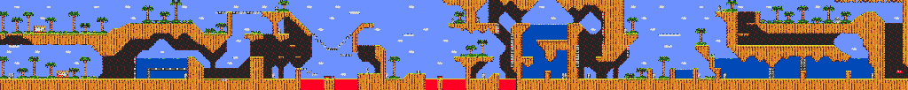 Thumbnail for a map of Level 7-1 (Unmarked) for the Genesis game Magical Hat no Buttobi Turbo! Daibouken.