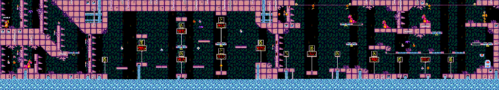 Thumbnail for a map of Stage 1: Magical Forest 6 for the Genesis game McDonald's Treasureland Adventure.
