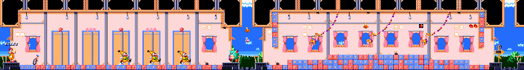 Thumbnail for a map of Stage 2: Magical Town 4 for the Genesis game McDonald's Treasureland Adventure.