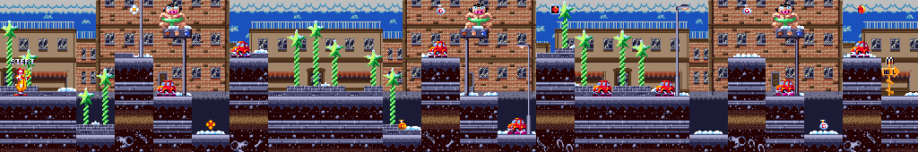 Thumbnail for a map of Stage 2: Magical Town 9 for the Genesis game McDonald's Treasureland Adventure.