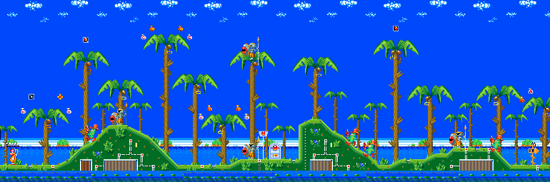 Thumbnail for a map of Stage 3: Magical Sea 3 for the Genesis game McDonald's Treasureland Adventure.