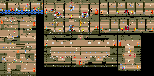 Thumbnail for a map of Stage 3: Magical Sea 8 for the Genesis game McDonald's Treasureland Adventure.