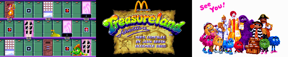 Thumbnail for a map of Stage 4: Magical Moon 10 for the Genesis game McDonald's Treasureland Adventure.