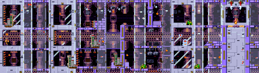 Thumbnail for a map of Stage 4: Magical Moon 4 for the Genesis game McDonald's Treasureland Adventure.