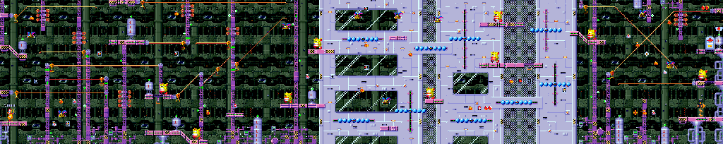 Thumbnail for a map of Stage 4: Magical Moon 7 for the Genesis game McDonald's Treasureland Adventure.