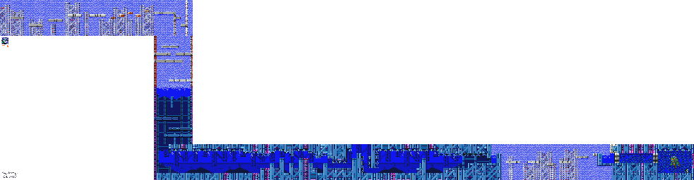Thumbnail for a map of Mega Man II Bubble Man for the Genesis game Mega Man: The Wily Wars.