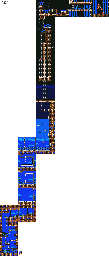 Thumbnail for a map of Mega Man II Crash Man for the Genesis game Mega Man: The Wily Wars.