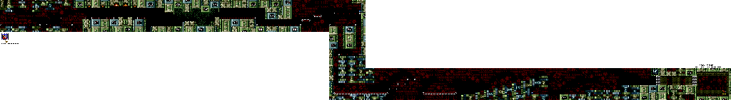 Thumbnail for a map of Mega Man II Metal Man for the Genesis game Mega Man: The Wily Wars.