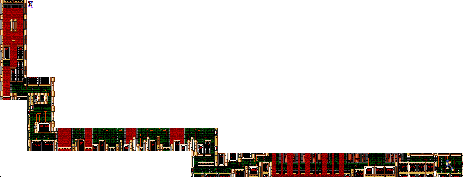 Thumbnail for a map of Mega Man III Shadow Man for the Genesis game Mega Man: The Wily Wars.