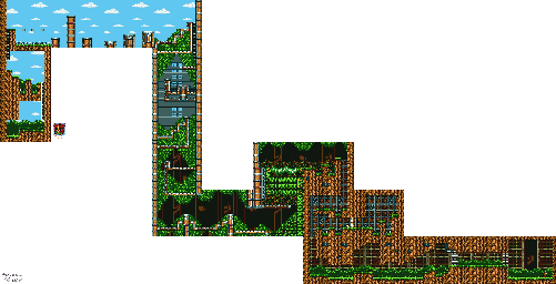 Thumbnail for a map of Wily Tower Buster Rod-G for the Genesis game Mega Man: The Wily Wars.