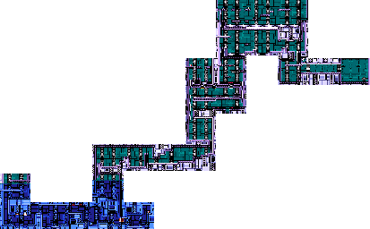Thumbnail for a map of Wily Tower - Level 2 for the Genesis game Mega Man: The Wily Wars.