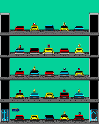 Thumbnail for a map of Round 2: Street Area 2 for the Genesis game Michael Jackson's Moonwalker.
