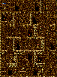 Thumbnail for a map of Round 4: Cavern Area 2 for the Genesis game Michael Jackson's Moonwalker.