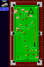 Thumbnail for a map of Ball Chase for the Genesis game Micro Machines 2: Turbo Tournament.