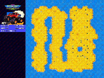 Thumbnail for a map of Bonus 4 for the Genesis game Micro Machines 2: Turbo Tournament.