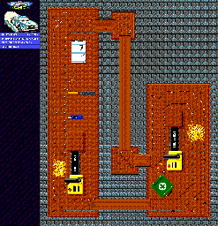 Thumbnail for a map of Chainsaw Chase! for the Genesis game Micro Machines 2: Turbo Tournament.