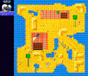 Thumbnail for a map of Dervish Danger for the Genesis game Micro Machines 2: Turbo Tournament.