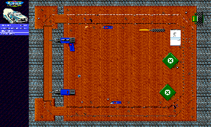 Thumbnail for a map of Driller Killer for the Genesis game Micro Machines 2: Turbo Tournament.