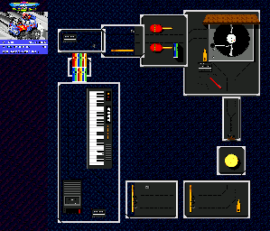 Thumbnail for a map of In A Spin for the Genesis game Micro Machines 2: Turbo Tournament.