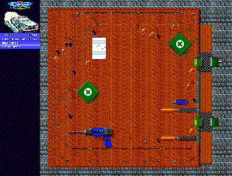 Thumbnail for a map of Vice Squad for the Genesis game Micro Machines 2: Turbo Tournament.