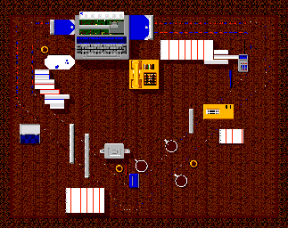 Thumbnail for a map of Printer Panic for the Genesis game Micro Machines: Turbo Tournament '96.