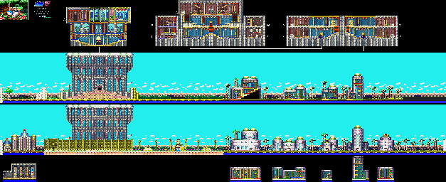 Thumbnail for a map of Rapadagna City Portal 4 - Part 2 for the Genesis game Monster World IV.