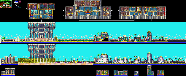 Thumbnail for a map of Rapadagna City Portal 5 - Part 1 for the Genesis game Monster World IV.