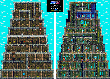 Thumbnail for a map of Tower Of Silence for the Genesis game Monster World IV.
