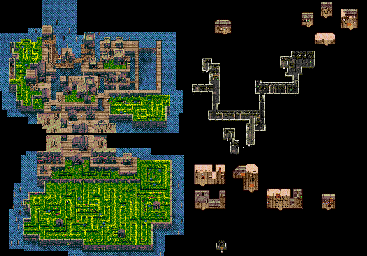 Thumbnail for a map of Ludon City for the Genesis game Pier Solar And The Great Architects.