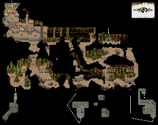 Thumbnail for a map of Meho Mountains for the Genesis game Pier Solar And The Great Architects.