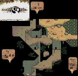 Thumbnail for a map of Querkon for the Genesis game Pier Solar And The Great Architects.