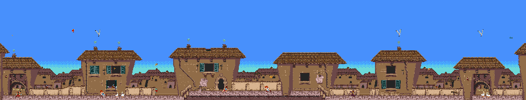 Thumbnail for a map of Level 1: An Actor's Life For Me B for the Genesis game Pinocchio.