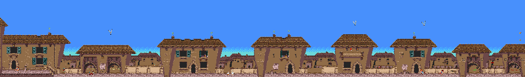 Thumbnail for a map of Level 1: An Actor's Life For Me D for the Genesis game Pinocchio.