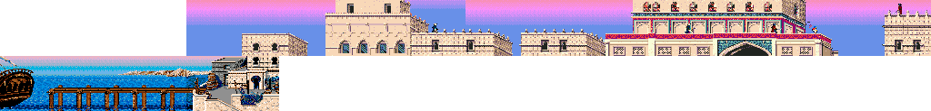 Thumbnail for a map of Level 01 for the Genesis game Prince Of Persia 2.