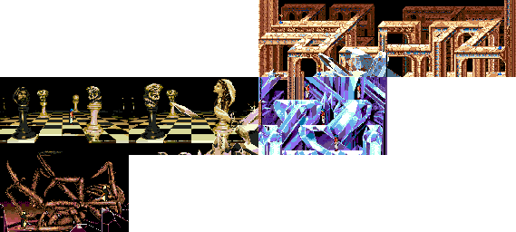 Thumbnail for a map of Level 14 (B) for the Genesis game Prince Of Persia 2.