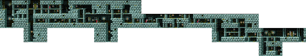 Thumbnail for a map of Level 02 for the Genesis game Prince Of Persia.