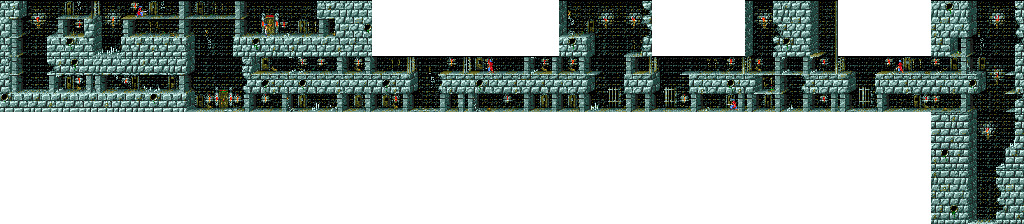 Thumbnail for a map of Level 10 for the Genesis game Prince Of Persia.