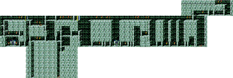 Thumbnail for a map of Level 03 for the Genesis game Prince Of Persia.